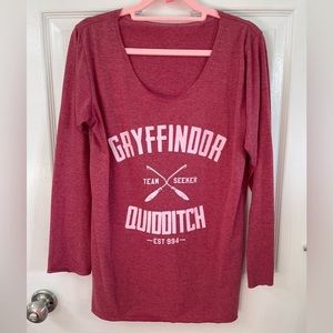 Harry Potter Quidditch Seeker Medium Long Sleeve Tee